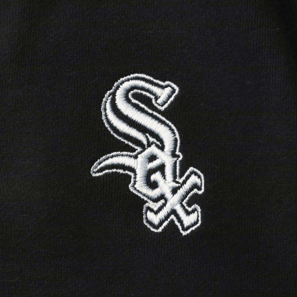 Chicago White Sox The Wild Collective Women's Two-Hit Quarter-Zip Pullover Top Black