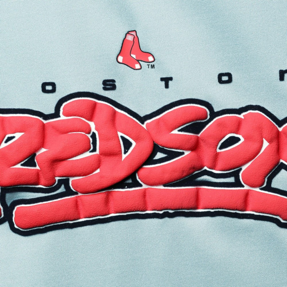 Boston Red Sox The Wild Collective Women's Open Back Twist-Tie Tank Top Light Blue