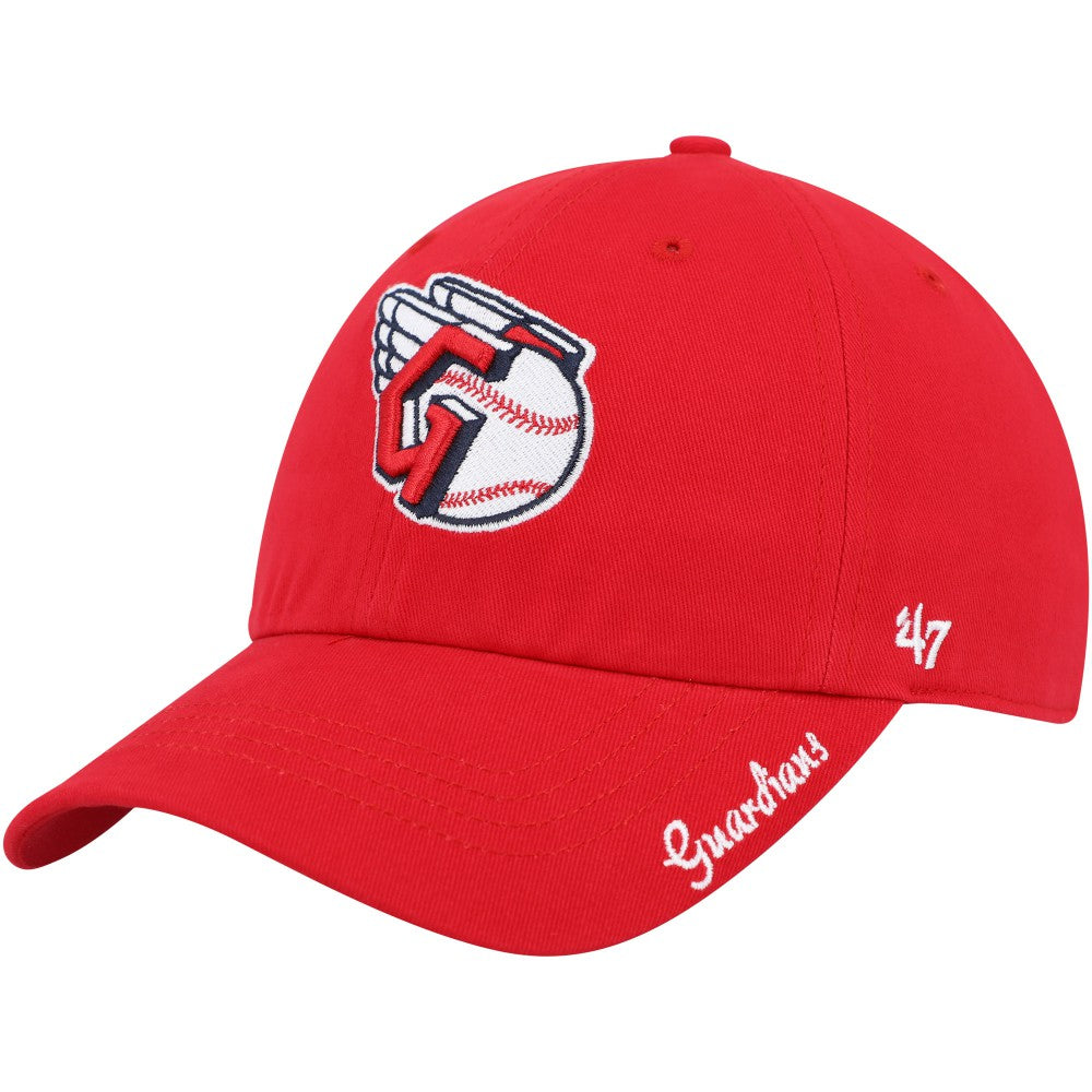 Cleveland Guardians Women's Team Miata Clean Up Adjustable Hat Red | 47 brand