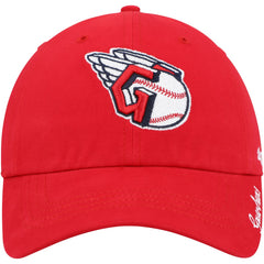 Cleveland Guardians Women's Team Miata Clean Up Adjustable Hat Red | 47 brand