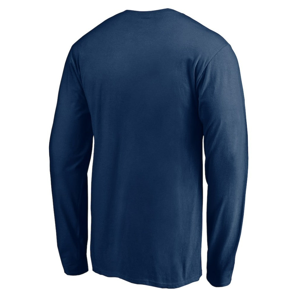 Seattle Kraken Gradient Logo Long Sleeve T-Shirt Deep Sea Blue