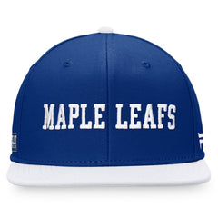 Toronto Maple Leafs Fanatics Iconic Color Blocked Snapback Hat Blue/White