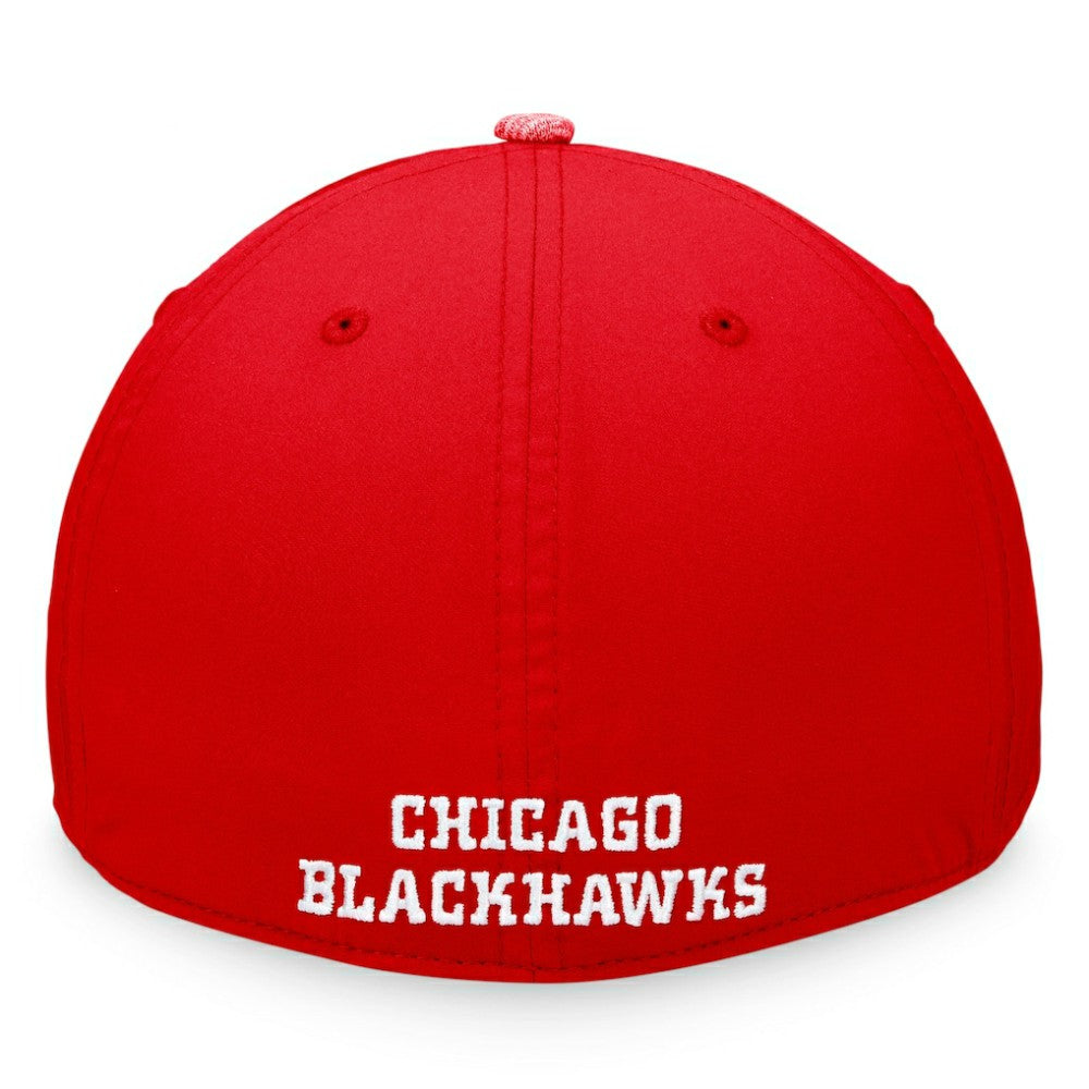 Chicago Blackhawks Fanatics Defender Flex Hat Red