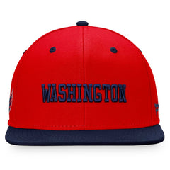 Washington Capitals Fanatics Heritage City Two-Tone Snapback Hat Red/Navy