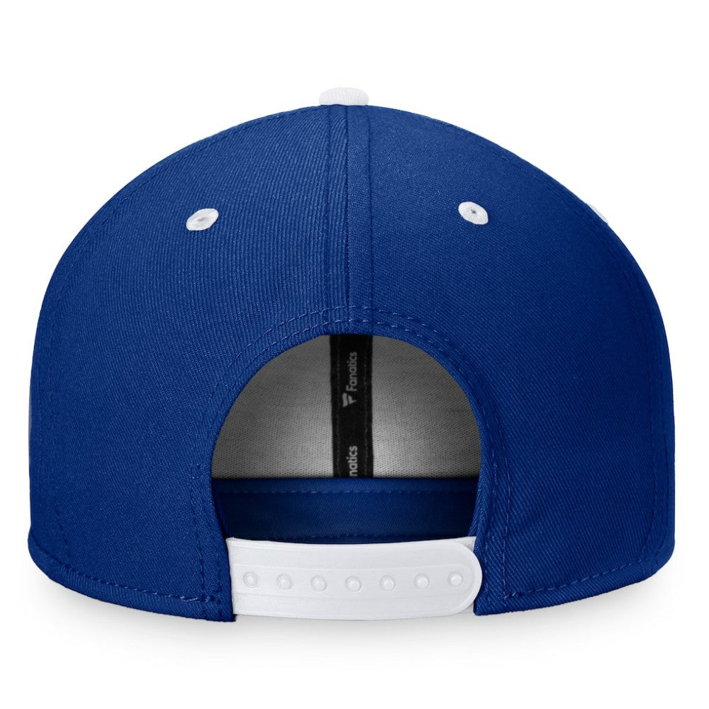 Toronto Maple Leafs Fanatics Heritage Retro Two-Tone Snapback Hat Blue/White