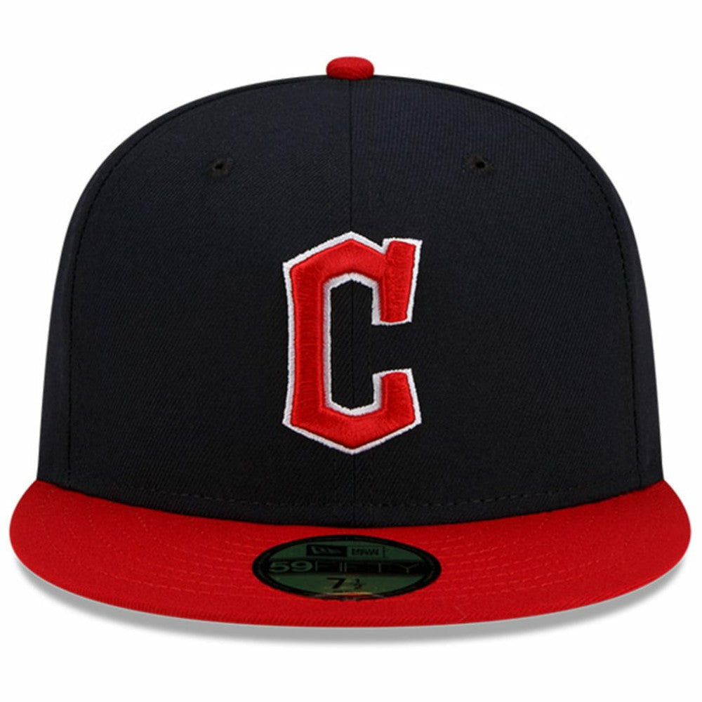 Cleveland Guardians Home Authentic Collection On-Field 59FIFTY Fitted Hat Navy/Red | New Era