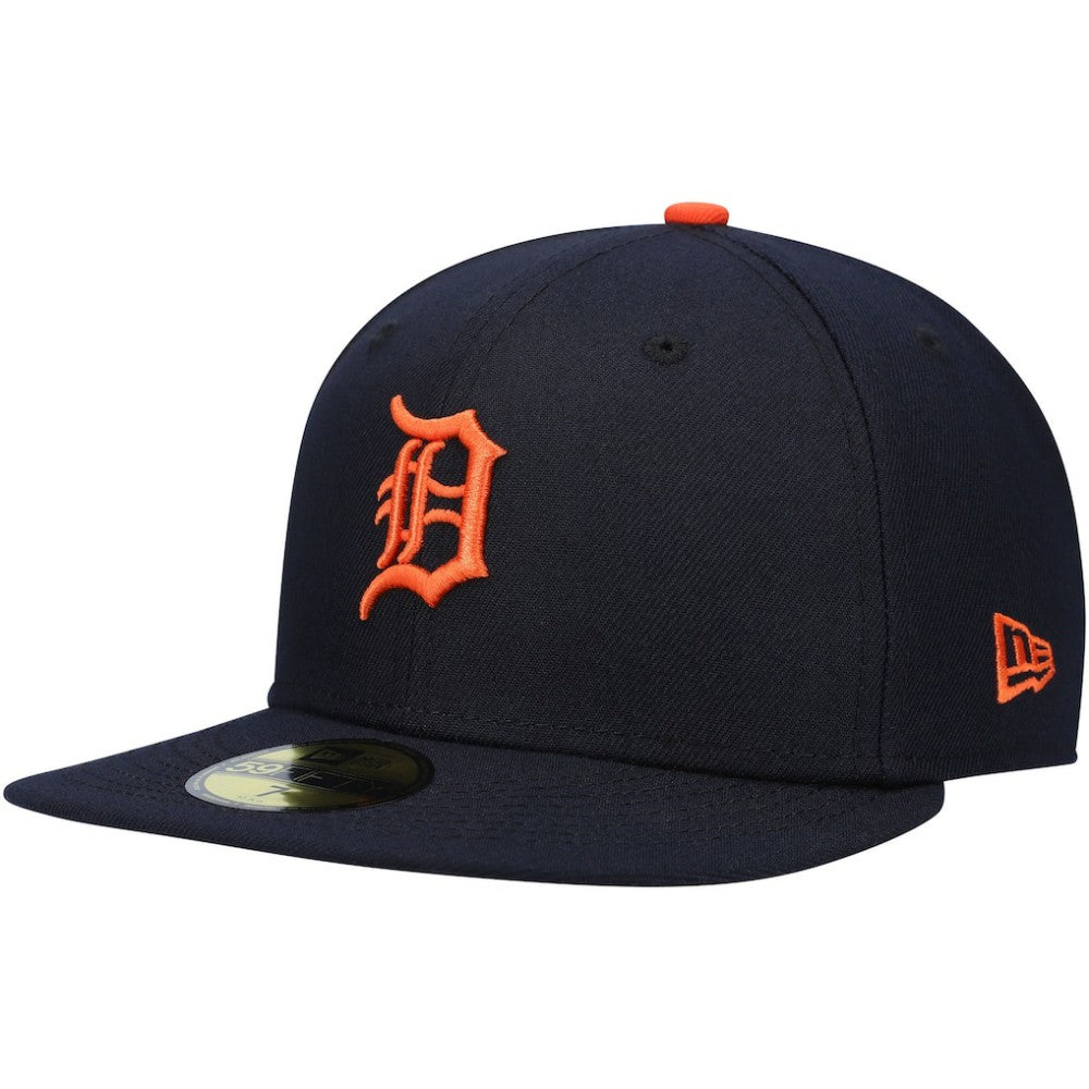 Detroit Tigers Authentic Collection On-Field Road 59FIFTY Fitted Hat Navy | New Era