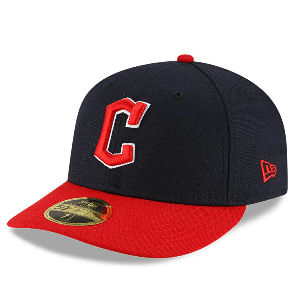 Cleveland Guardians Authentic Collection On-Field Home Low Profile 59FIFTY Fitted Hat Navy/Red | New Era