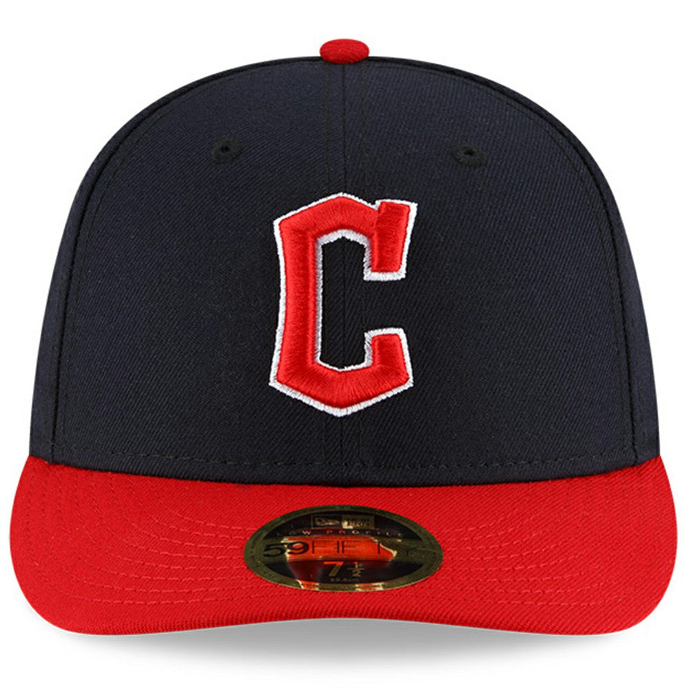 Cleveland Guardians Authentic Collection On-Field Home Low Profile 59FIFTY Fitted Hat Navy/Red | New Era