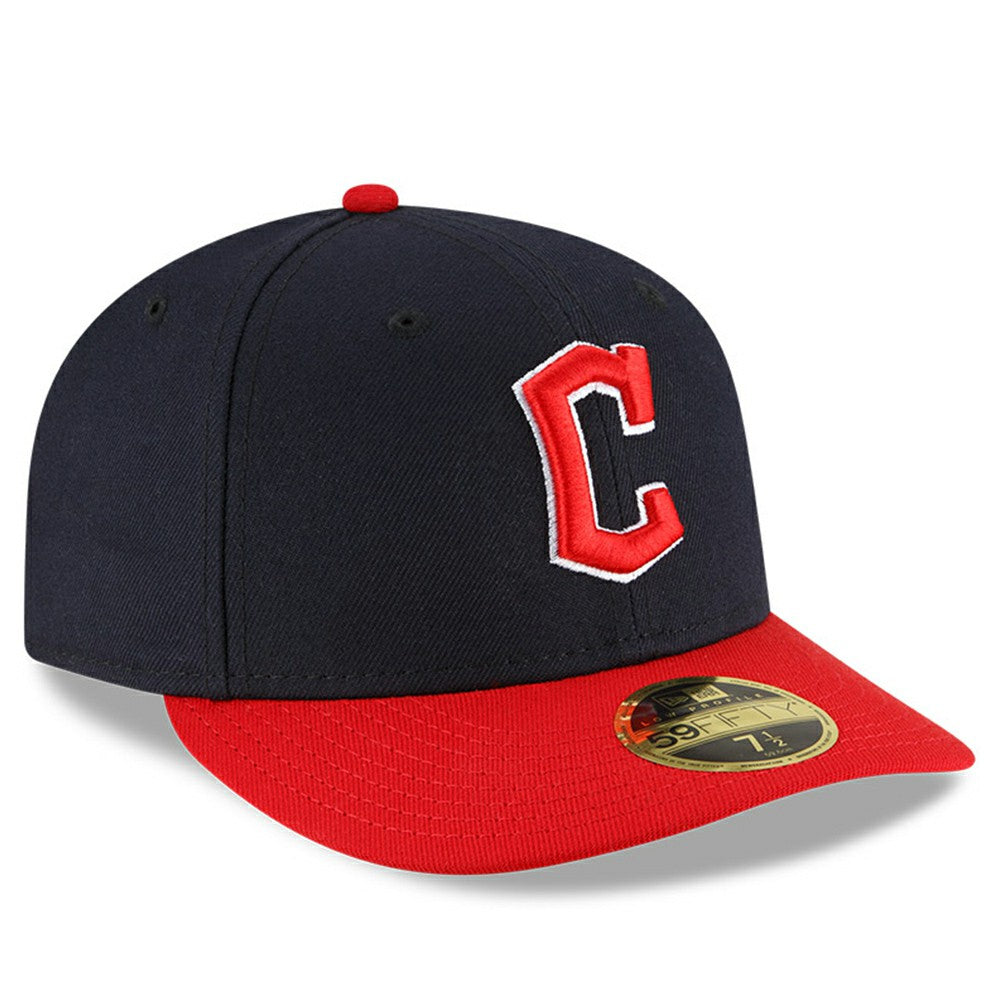 Cleveland Guardians Authentic Collection On-Field Home Low Profile 59FIFTY Fitted Hat Navy/Red | New Era