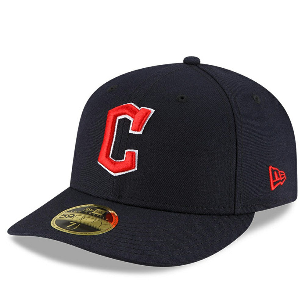 Cleveland Guardians Authentic Collection On-Field Road Low Profile 59FIFTY Fitted Hat Navy | New Era