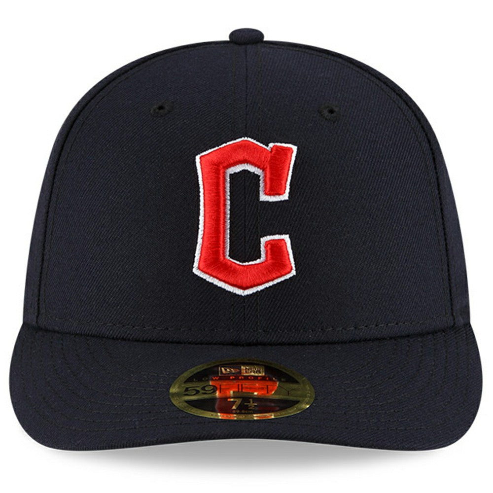Cleveland Guardians Authentic Collection On-Field Road Low Profile 59FIFTY Fitted Hat Navy | New Era
