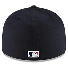 Cleveland Guardians Authentic Collection On-Field Road Low Profile 59FIFTY Fitted Hat Navy | New Era