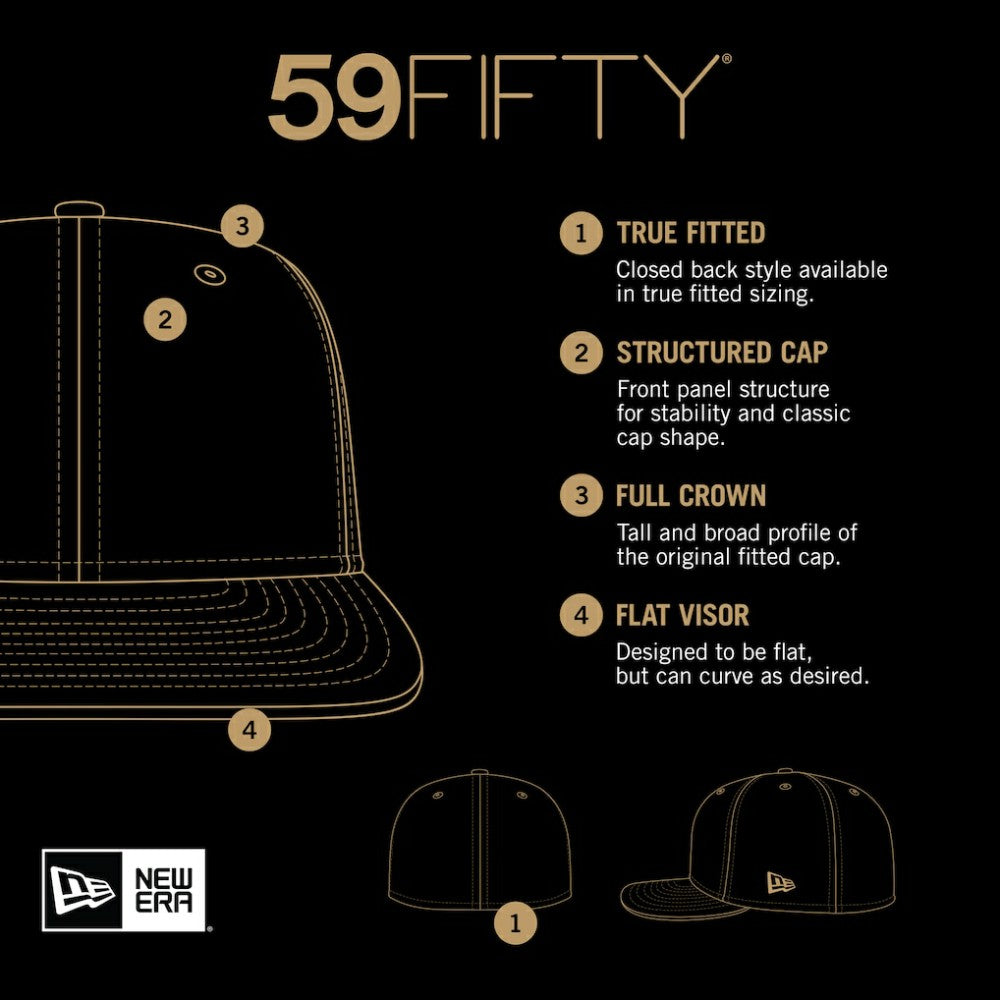 Chicago White Sox 95th Anniversary Primary Eye 59FIFTY Fitted Hat White/Black | New Era
