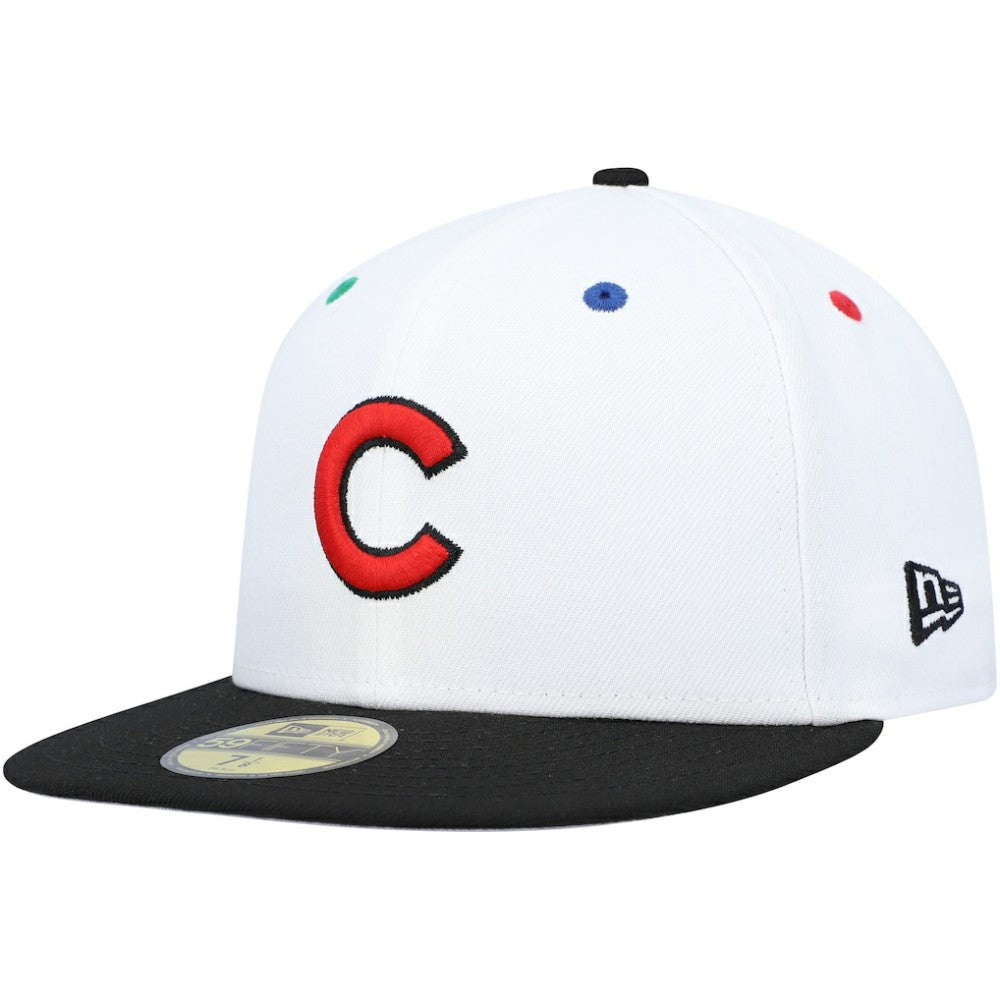 Chicago Cubs 1962 MLB All-Star Game Primary Eye 59FIFTY Fitted Hat White/Black | New Era