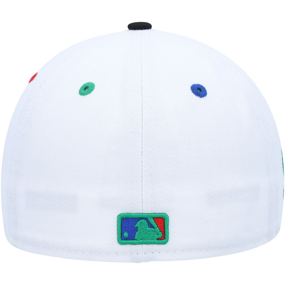 Los Angeles Dodgers 60th Anniversary Primary Eye 59FIFTY Fitted Hat White/Black | New Era