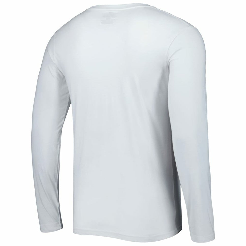 Atlanta Braves Pressbox Long Sleeve T-Shirt White