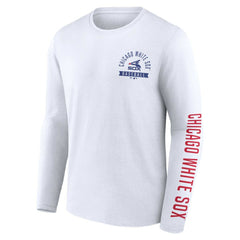 Chicago White Sox Pressbox Long Sleeve T-Shirt White