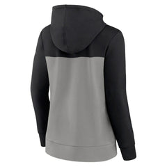 Chicago White Sox Women's Take The Field Colorblocked Hoodie Full-Zip Jacket Black/Gray