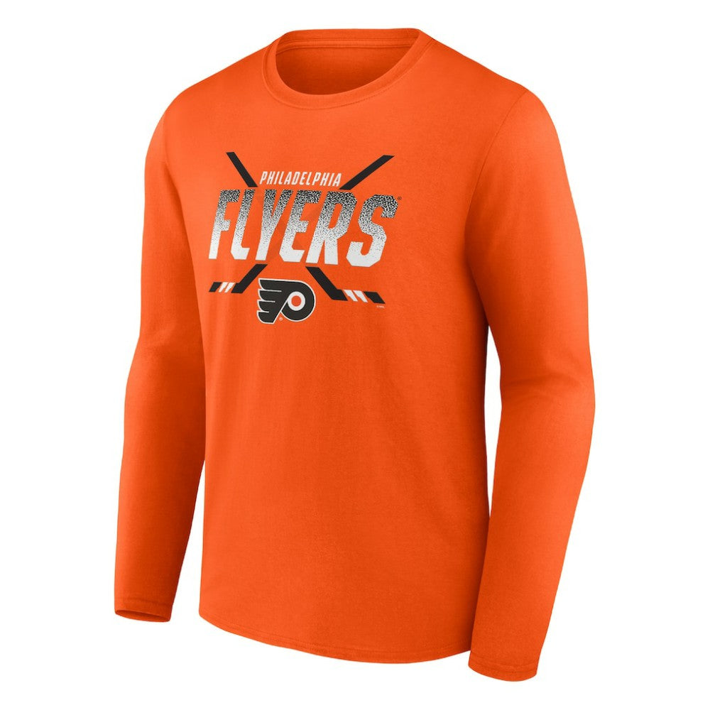 Philadelphia Flyers Fanatics Covert Long Sleeve T-Shirt Orange