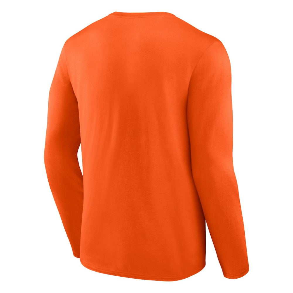 Philadelphia Flyers Fanatics Covert Long Sleeve T-Shirt Orange