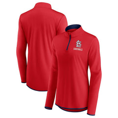 St. Louis Cardinals Women's Worth The Drive Quarter-Zip Jacket Red