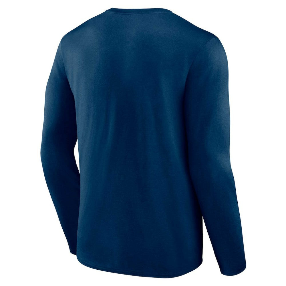 Seattle Kraken Fanatics Skate Or Die Long Sleeve T-Shirt Deep Sea Blue