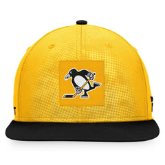 Pittsburgh Penguins Fanatics Authentic Pro Alternate Logo Snapback Hat Gold/Black