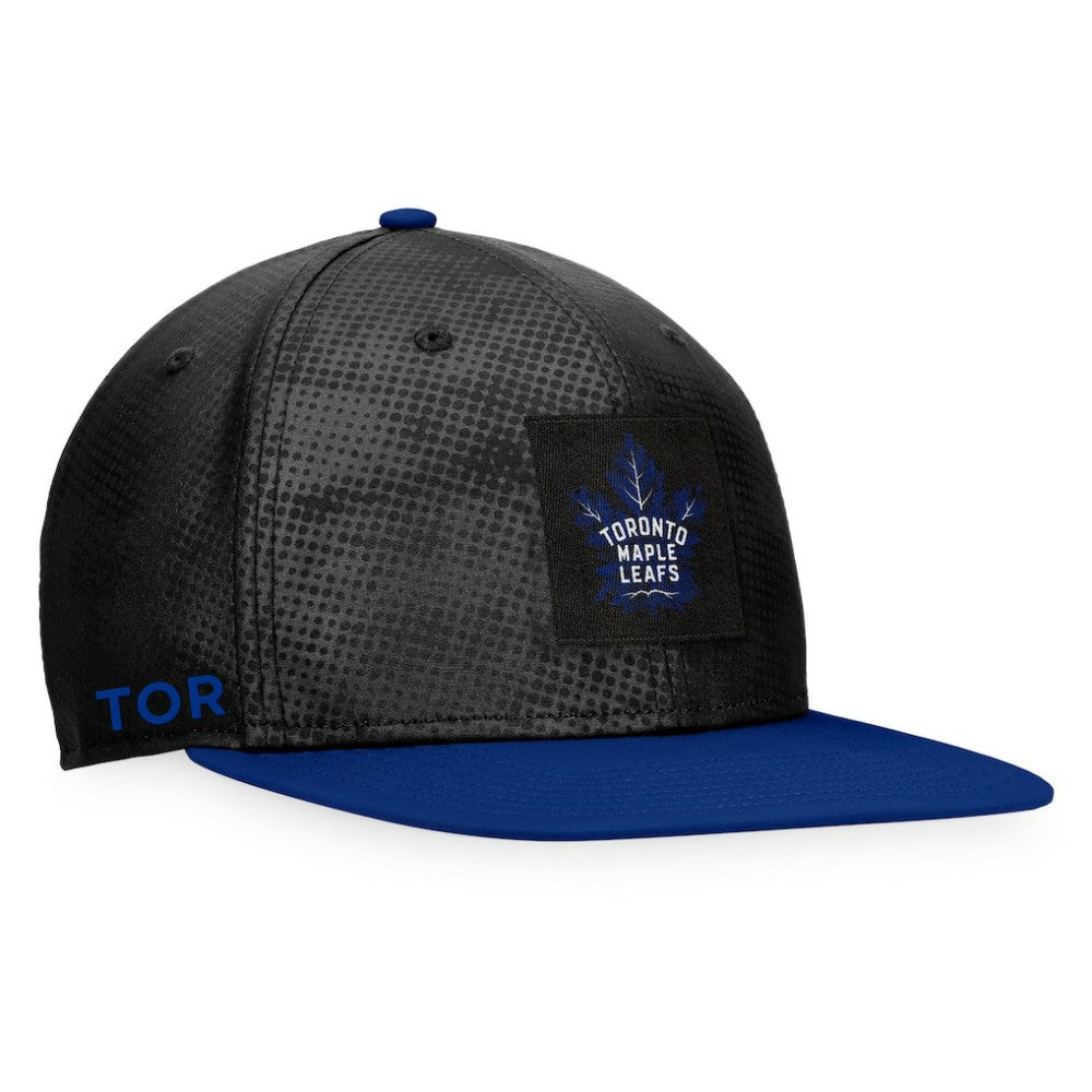 Toronto Maple Leafs Fanatics Authentic Pro Alternate Logo Snapback Hat Black/Blue