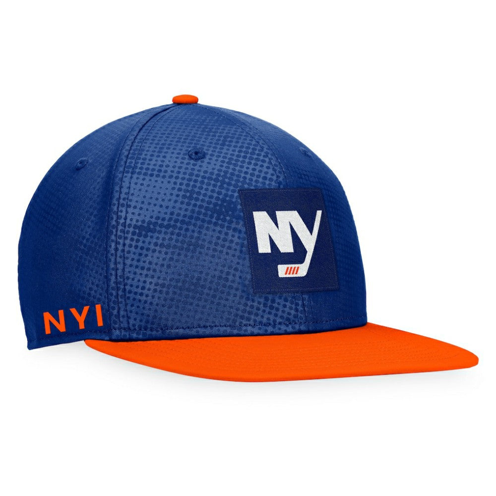 New York Islanders Fanatics Authentic Pro Alternate Logo Snapback Hat Royal/Orange