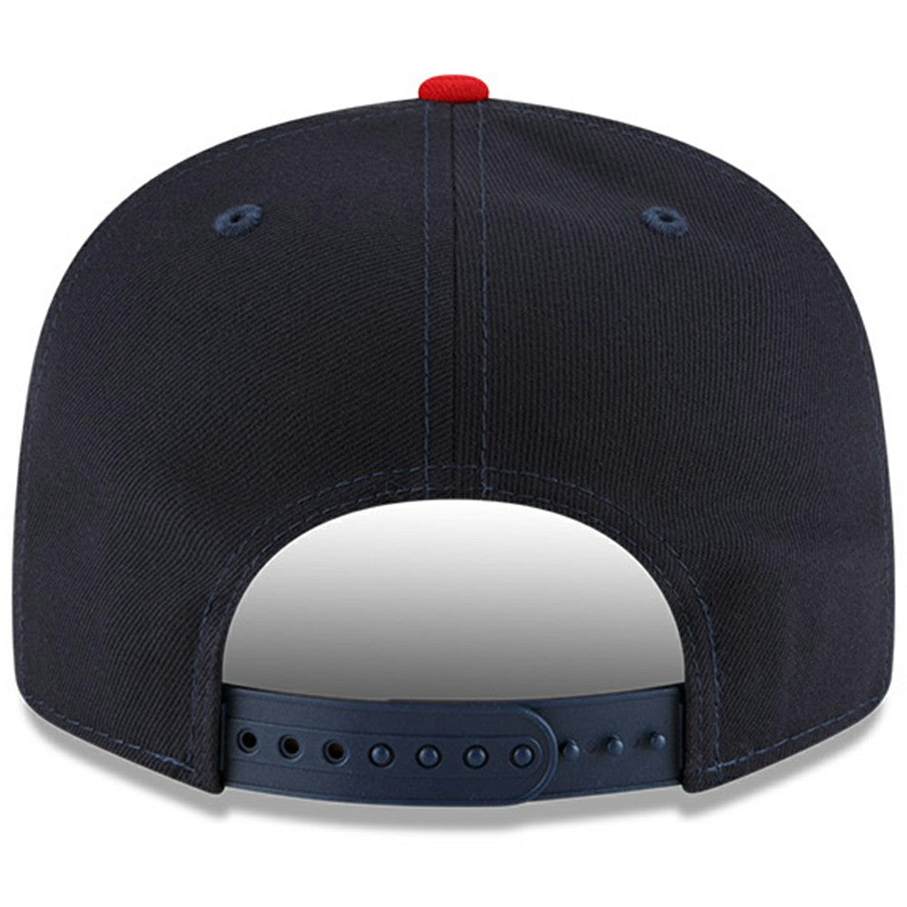 Cleveland Guardians Team Color 9FIFTY Snapback Adjustable Hat Navy/Red | New Era