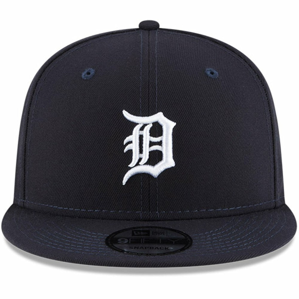 Detroit Tigers Logo Team Color 9FIFTY Snapback Hat Navy | New Era