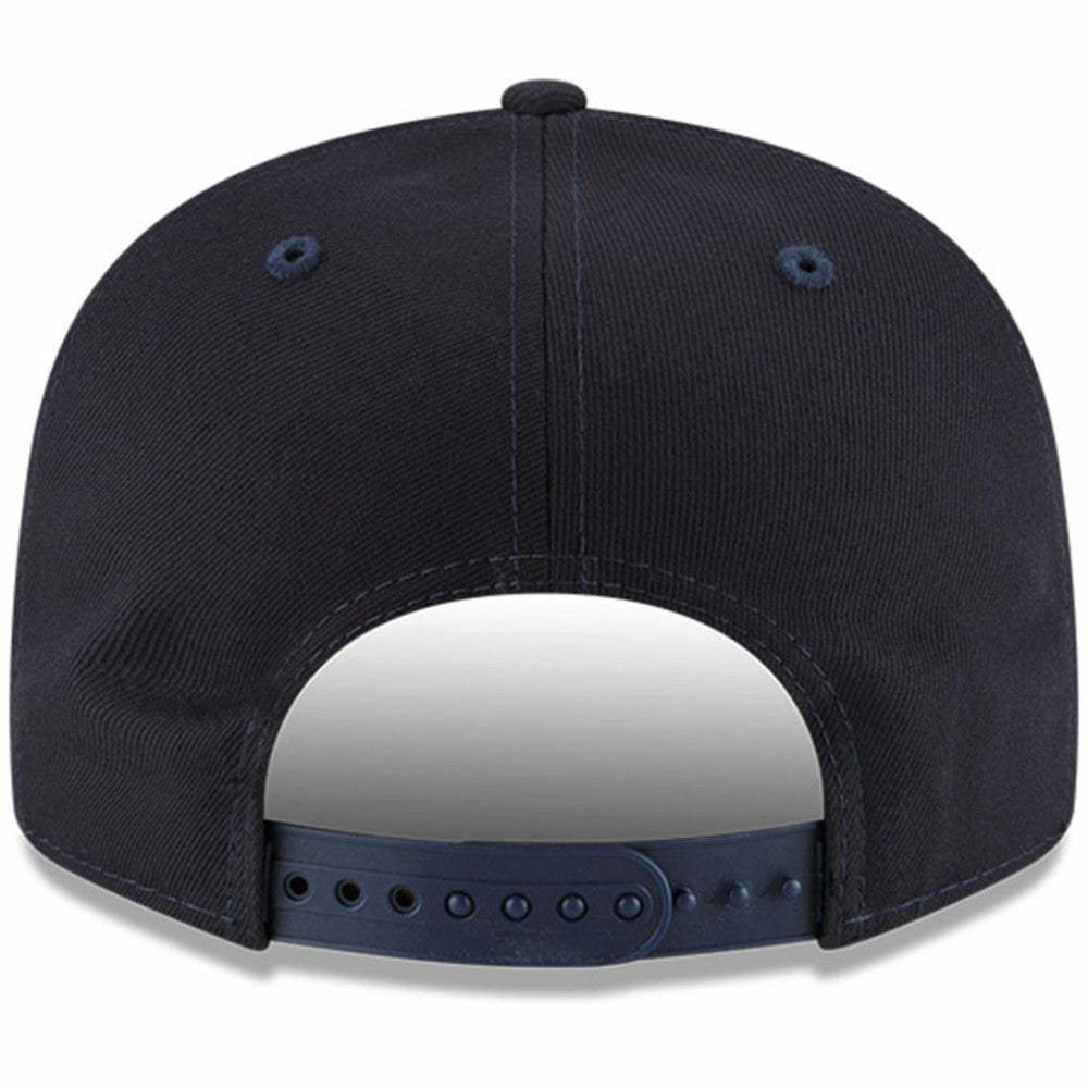 Detroit Tigers Logo Team Color 9FIFTY Snapback Hat Navy | New Era