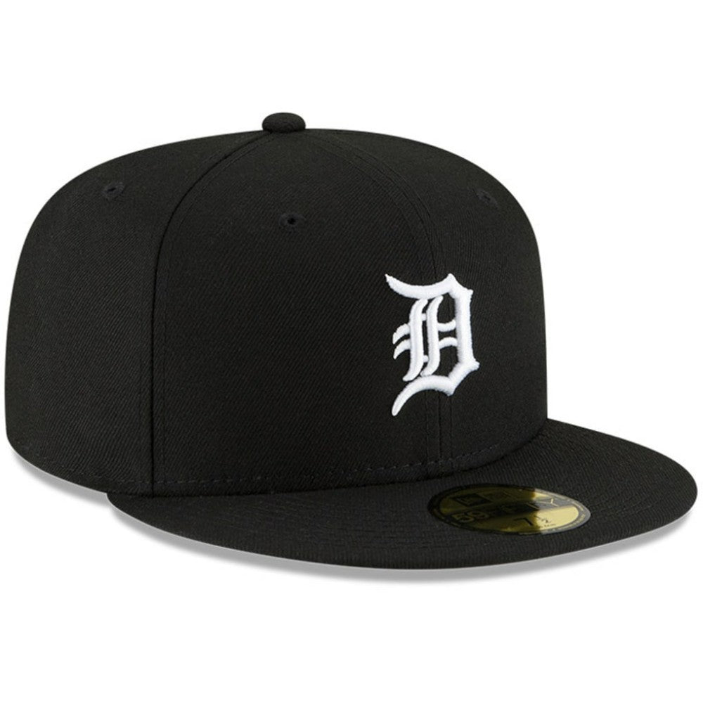 Detroit Tigers Logo 59FIFTY Fitted Hat Black | New Era