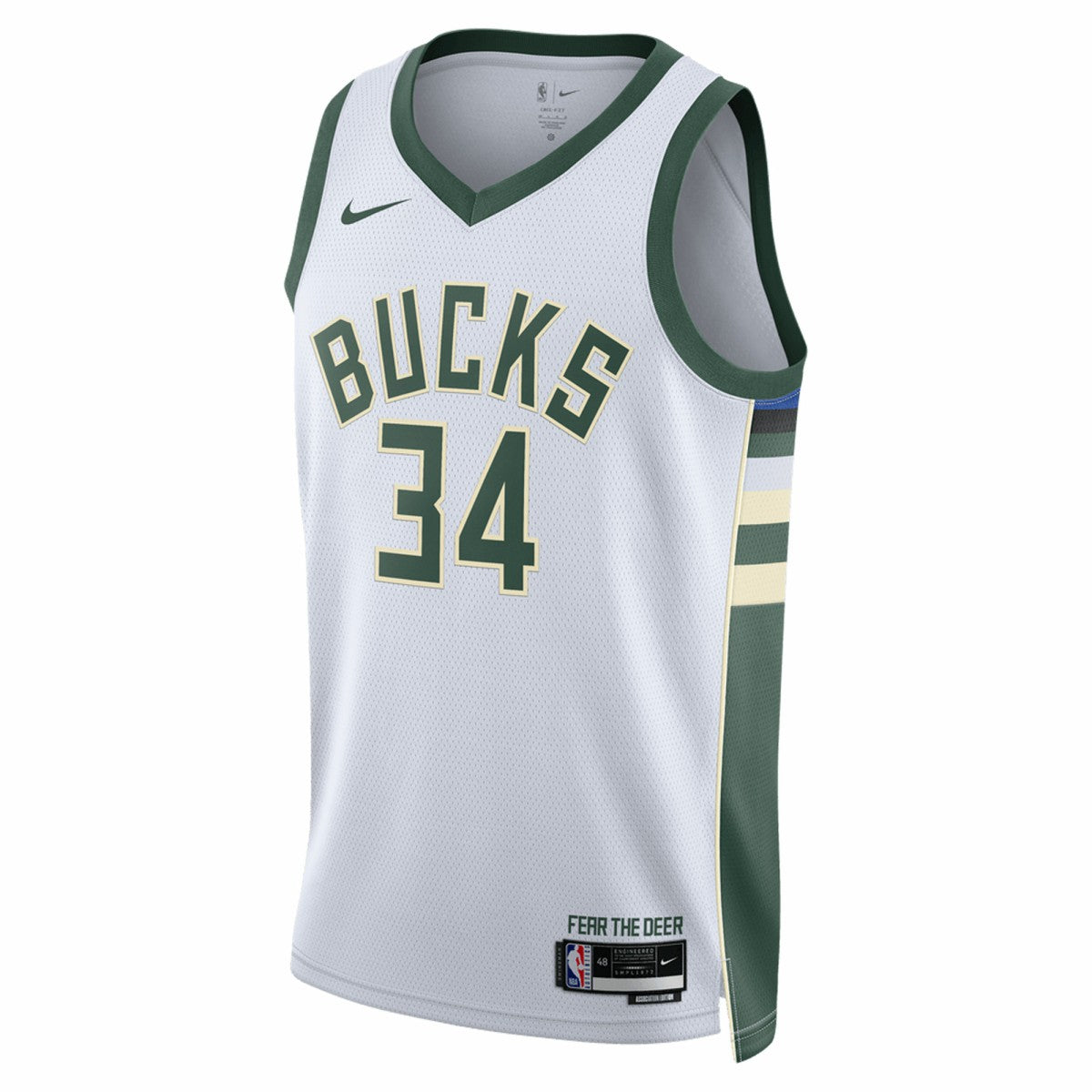 Giannis Antetokounmpo Milwaukee Bucks Unisex Swingman Jersey - Association Edition - White