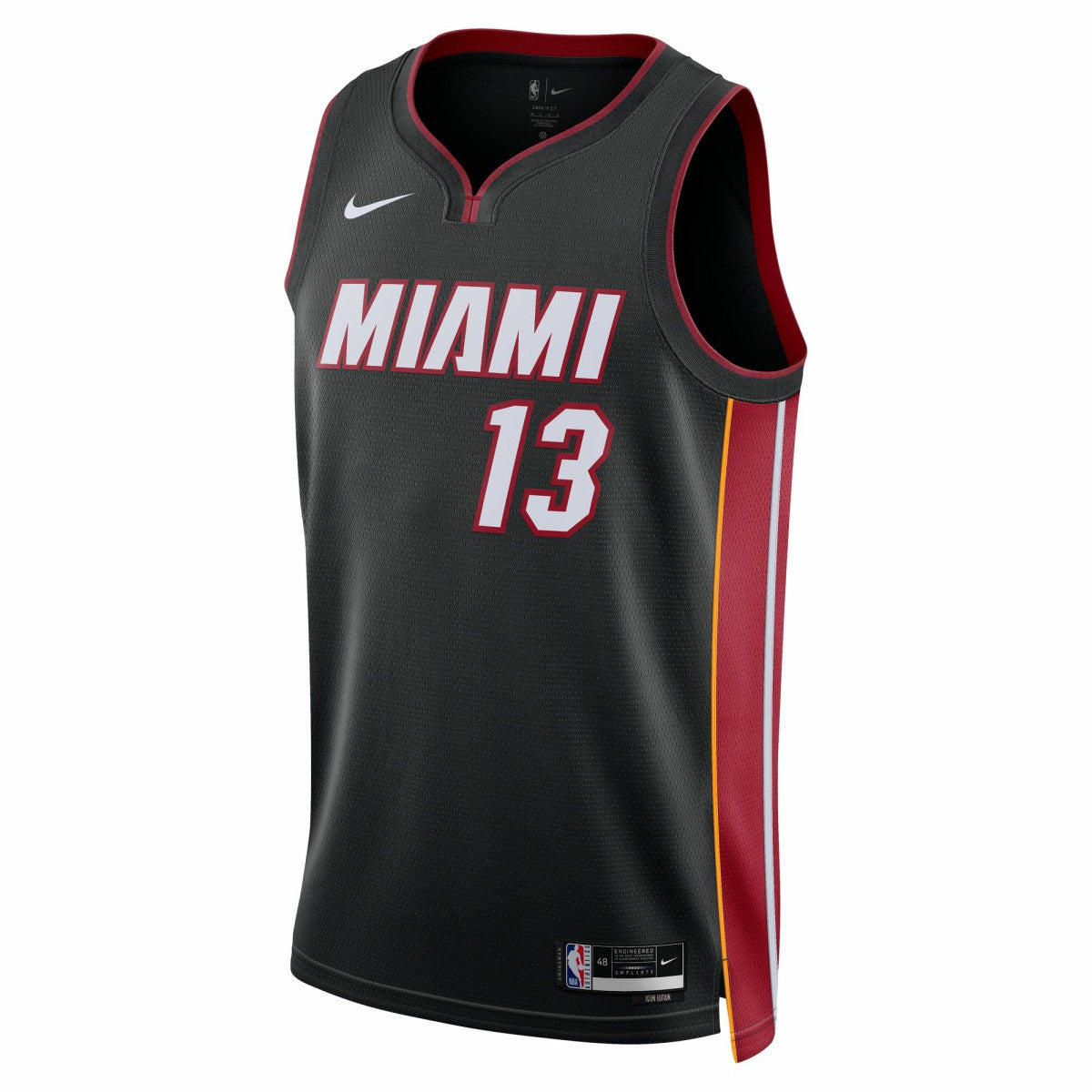 Bam Adebayo Miami Heat Unisex Swingman Jersey - Icon Edition - Black
