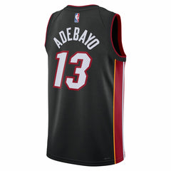 Bam Adebayo Miami Heat Unisex Swingman Jersey - Icon Edition - Black