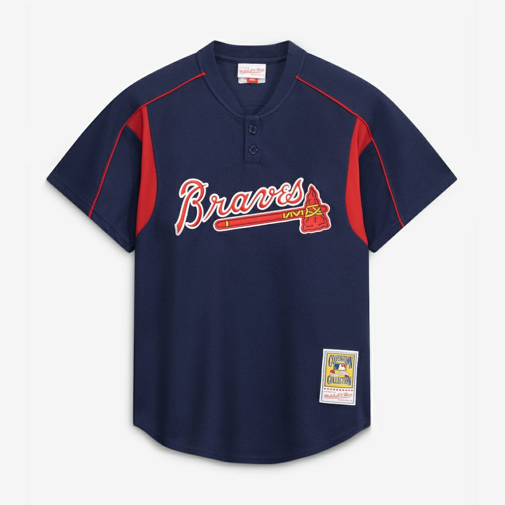 Chipper Jones Atlanta Braves Authentic Batting Practice Jersey - Navy