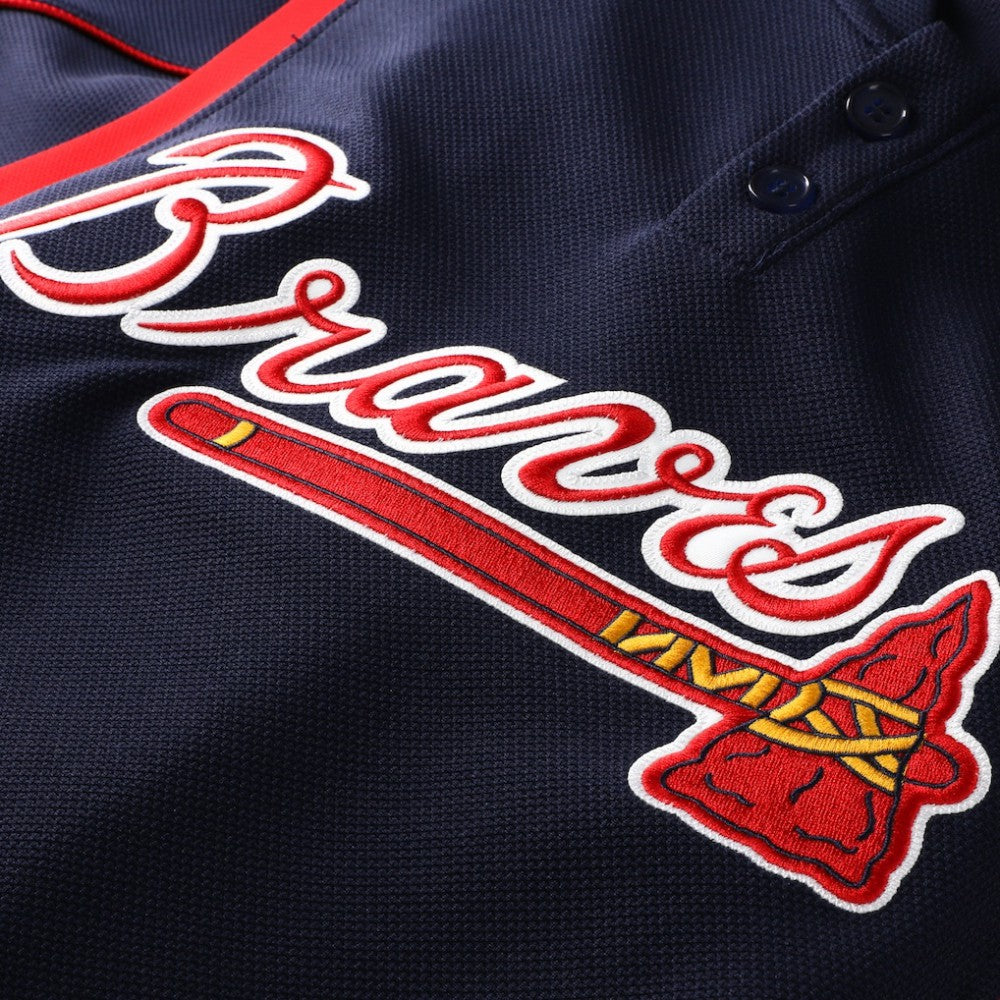 Chipper Jones Atlanta Braves Authentic Batting Practice Jersey - Navy