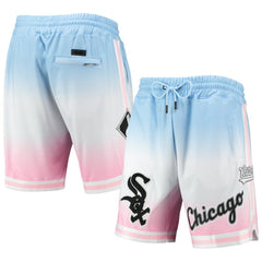 Chicago White Sox Pro Standard Team Logo Pro Ombre Shorts Blue/Pink