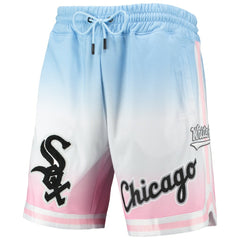 Chicago White Sox Pro Standard Team Logo Pro Ombre Shorts Blue/Pink