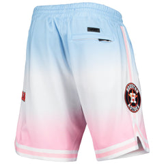 Houston Astros Pro Standard Team Logo Pro Ombre Shorts Blue/Pink