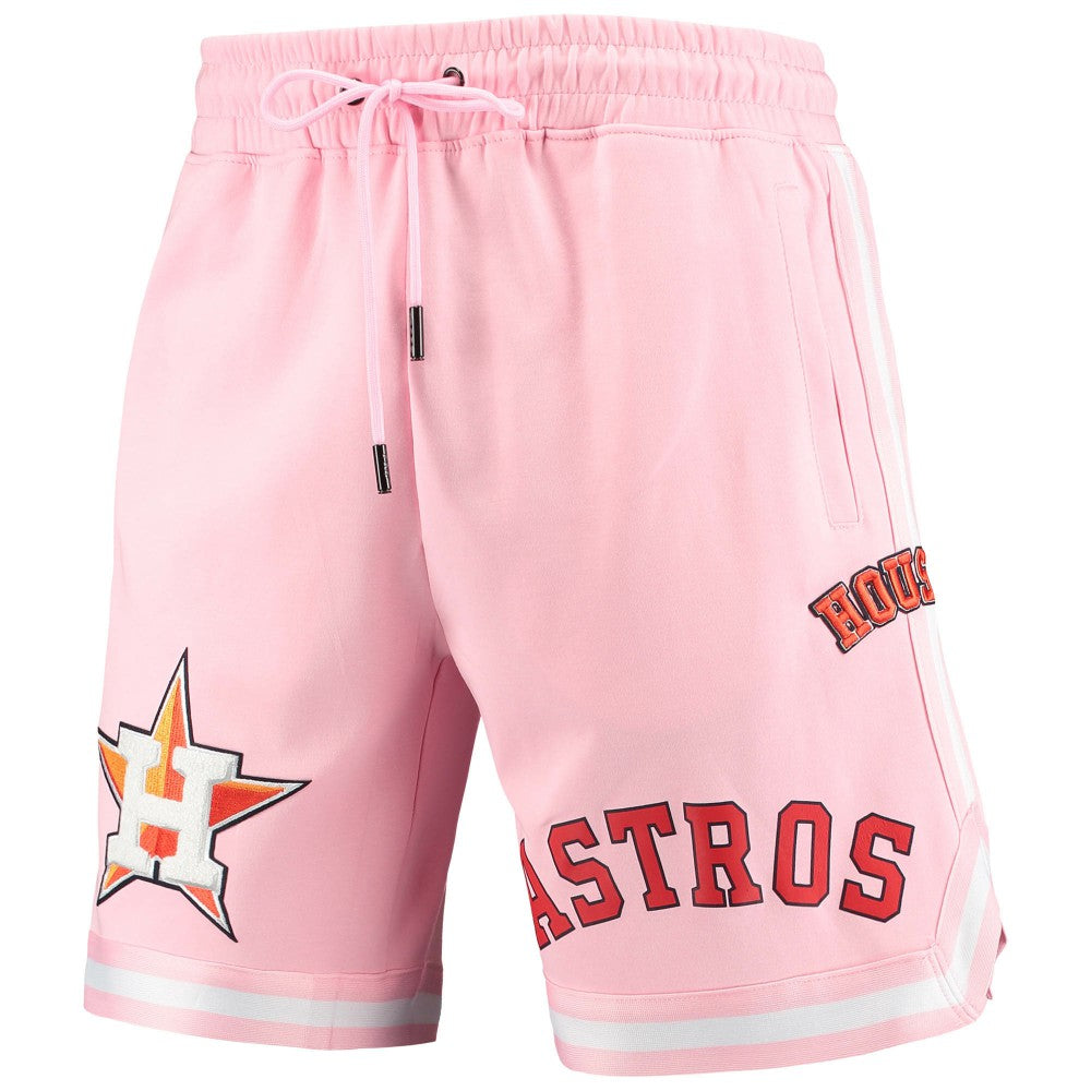 Houston Astros Pro Standard Logo Club Shorts Pink