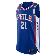 Joel Embiid Philadelphia 76ers Authentic Jersey - Icon Edition - Royal