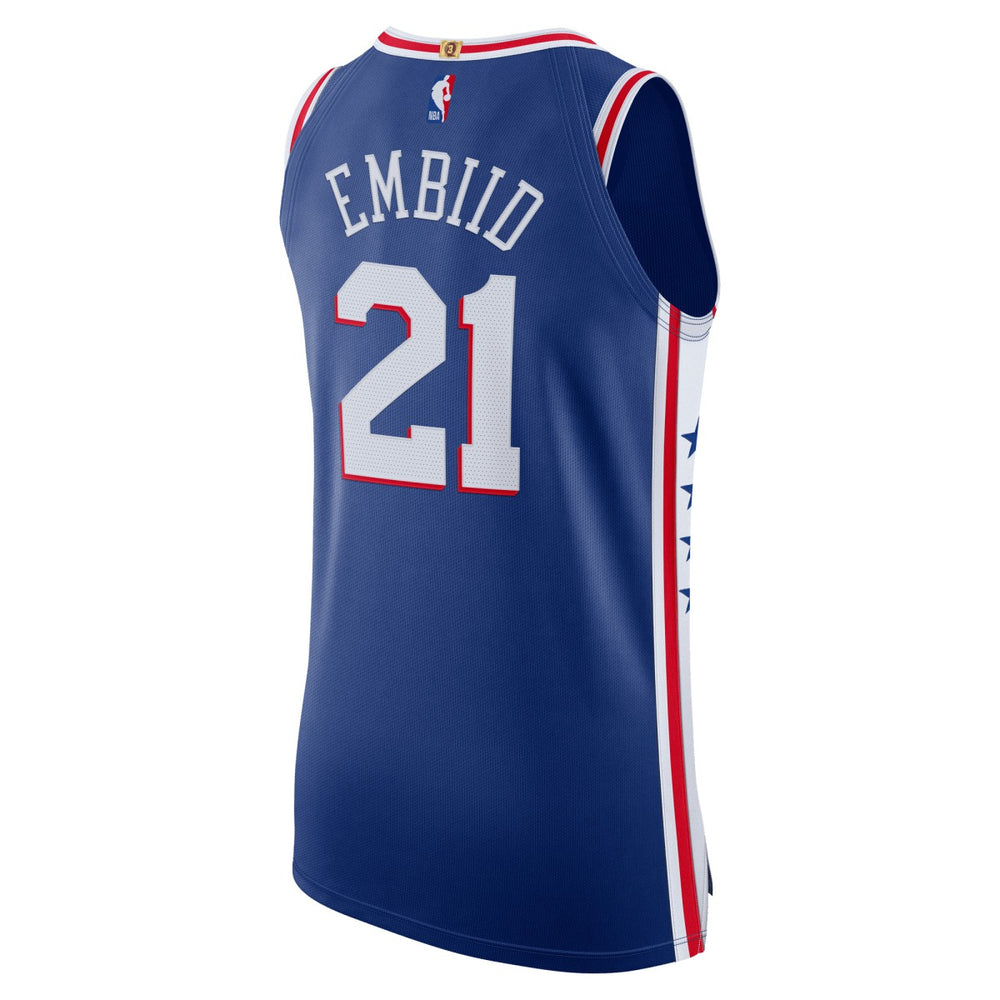 Joel Embiid Philadelphia 76ers Authentic Jersey - Icon Edition - Royal