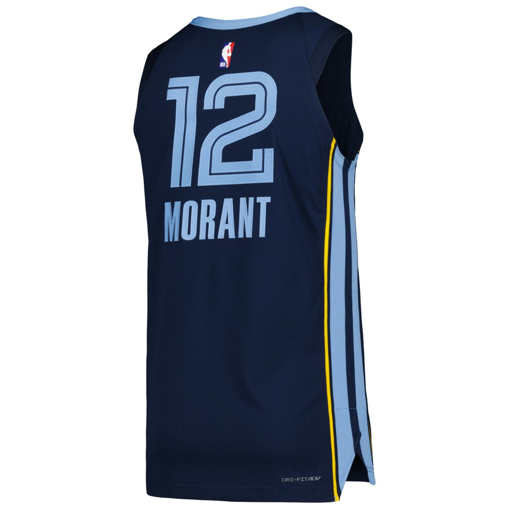 Ja Morant Memphis Grizzlies Authentic Jersey - Icon Edition - Navy