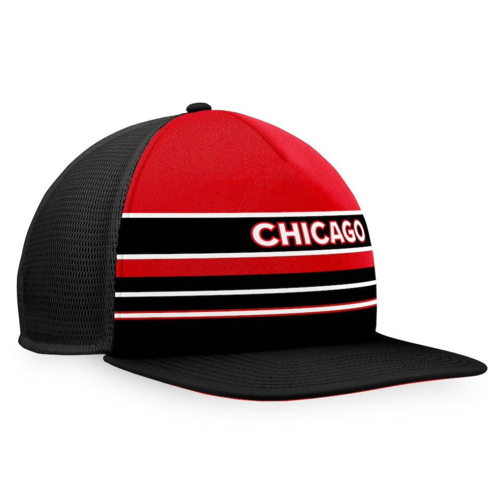 Chicago Blackhawks Fanatics Special Edition 2.0 Trucker Snapback Adjustable Hat Red/Black