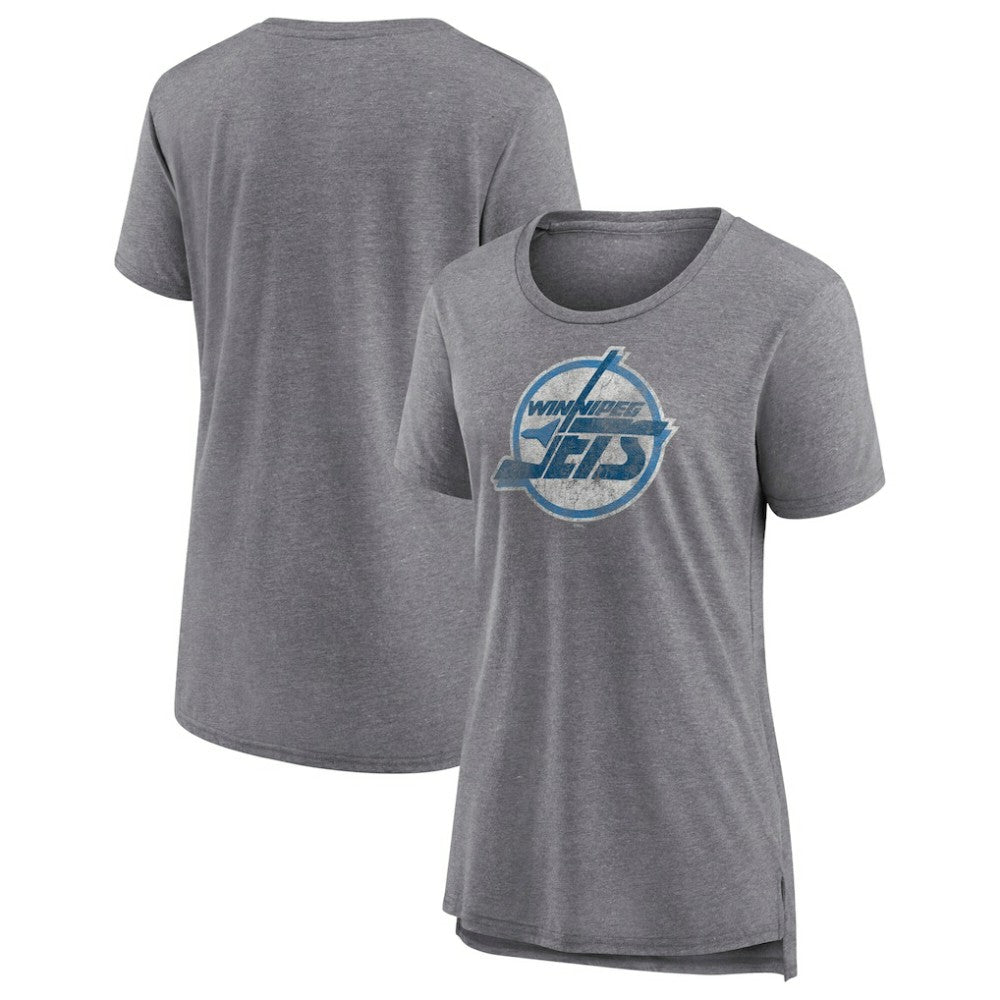 Winnipeg Jets Fanatics Women's Special Edition 2.0 Modern T-Shirt Heather Gray