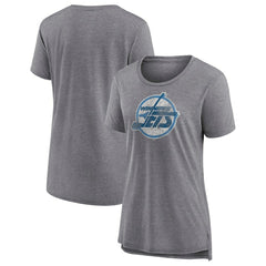 Winnipeg Jets Fanatics Women's Special Edition 2.0 Modern T-Shirt Heather Gray