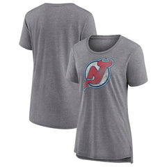 New Jersey Devils Fanatics Women's Special Edition 2.0 Modern T-Shirt Heather Gray